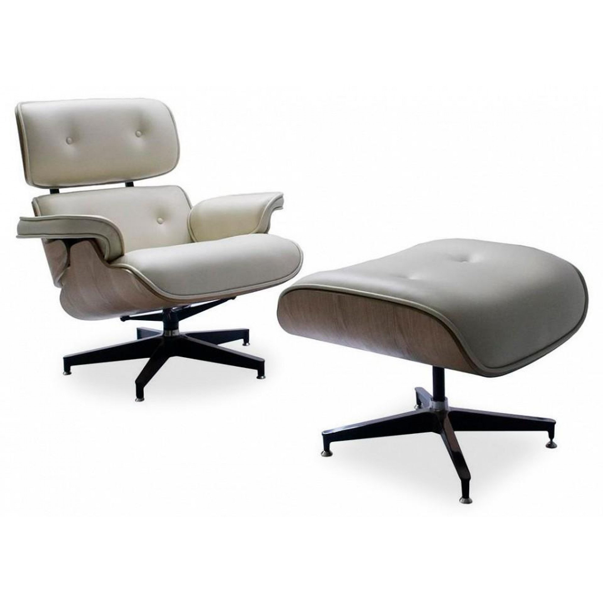 Кресло с пуфом EAMES LOUNGE CHAIR    BDX_FR0596