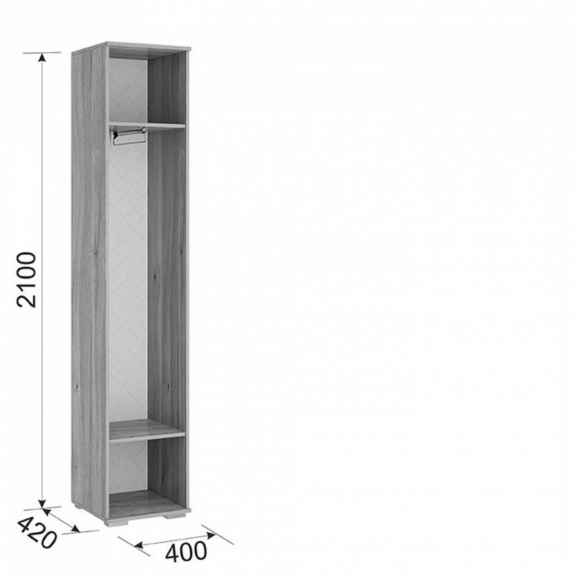 Стенка для гостиной Модерн КГ1    MBS_KG1Modern-2169