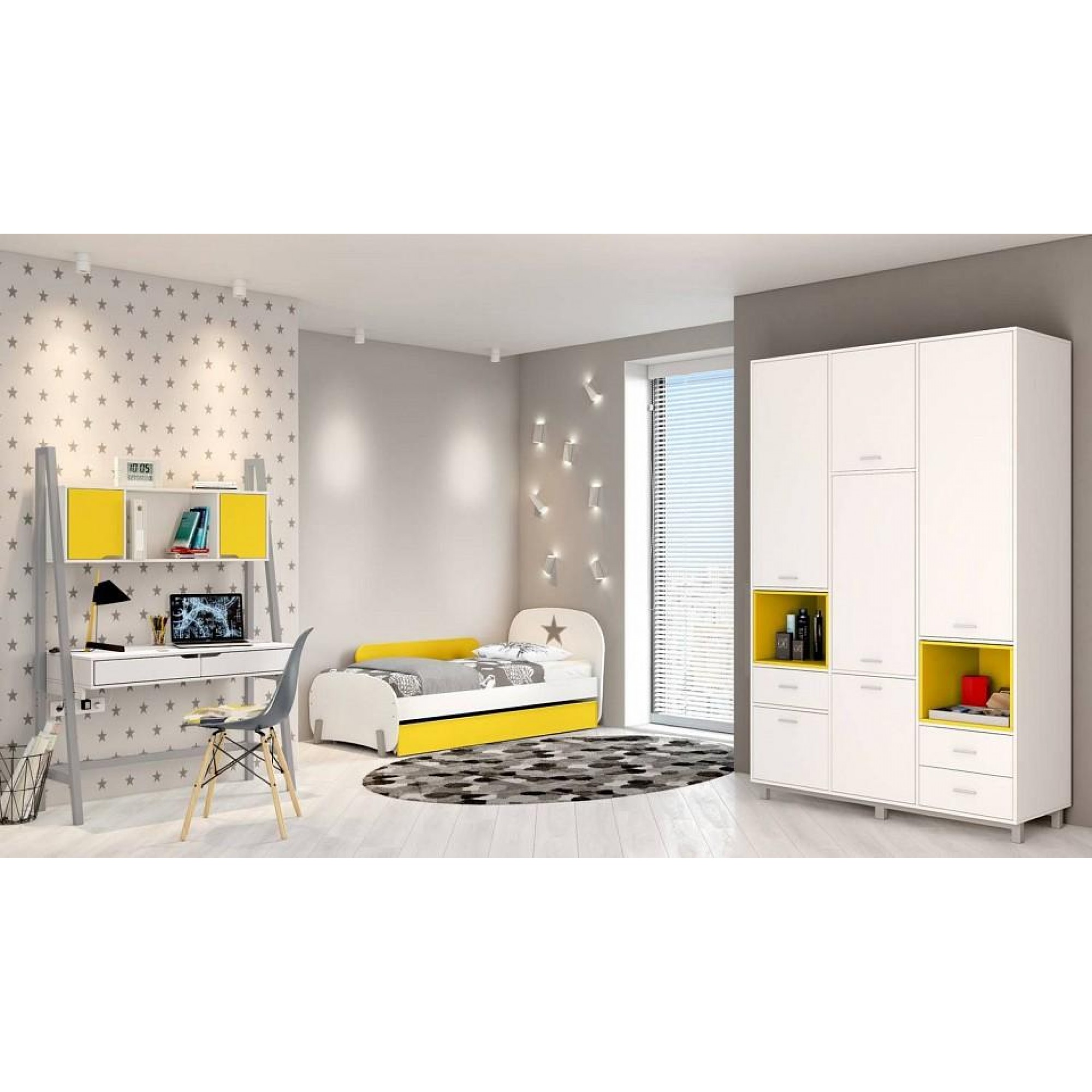 Шкаф комбинированный Polini Kids Mirum белый 1500x500x2400(TPL_0002121-111)