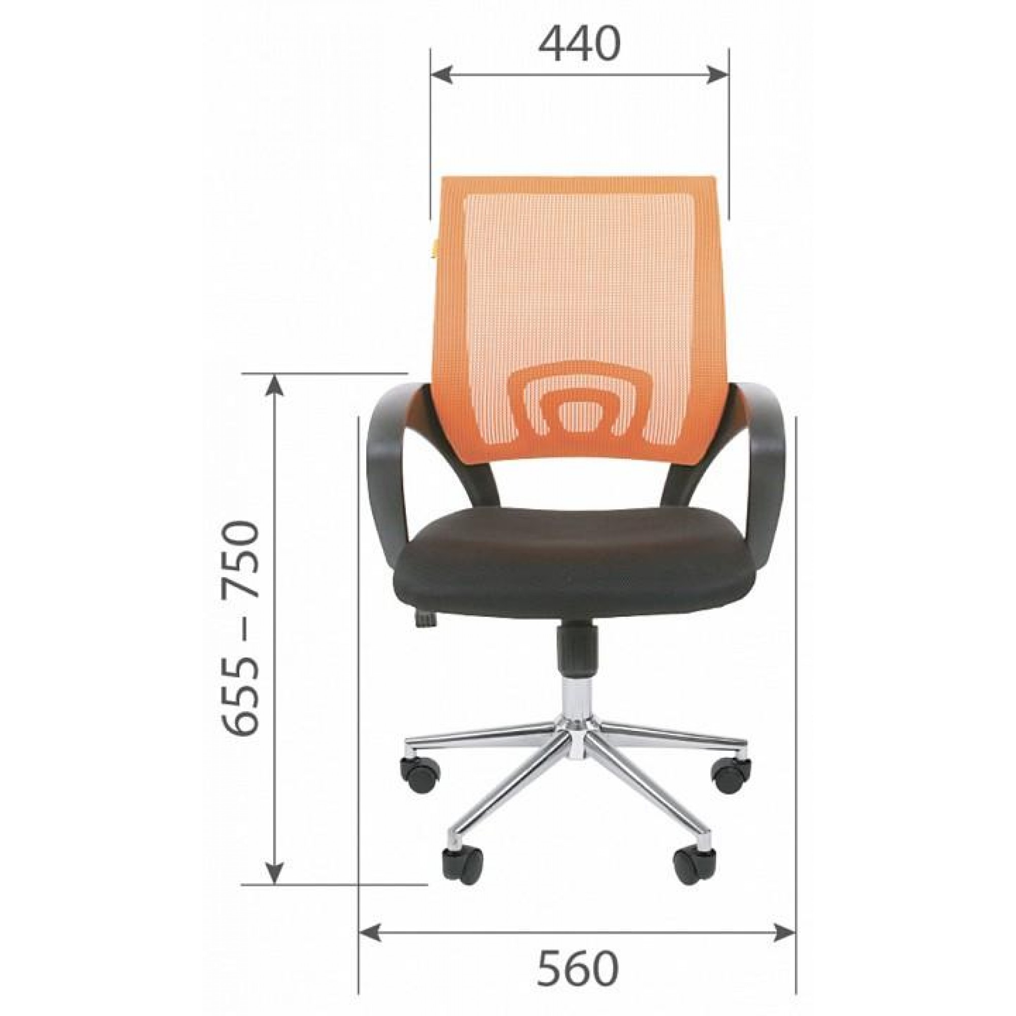 Кресло компьютерное Chairman 696 хром    CHA_7077469