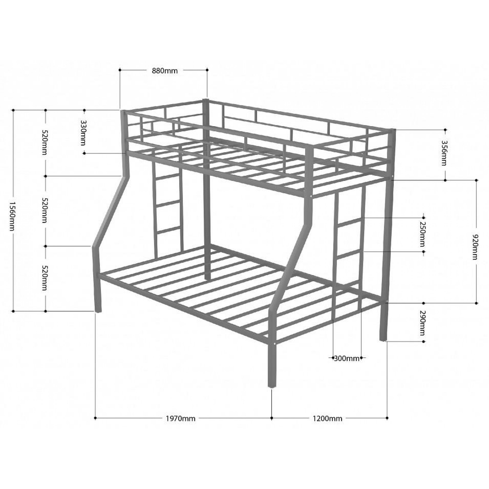 Кровать двухъярусная Милан    FSN_4s-mi_yd-3015