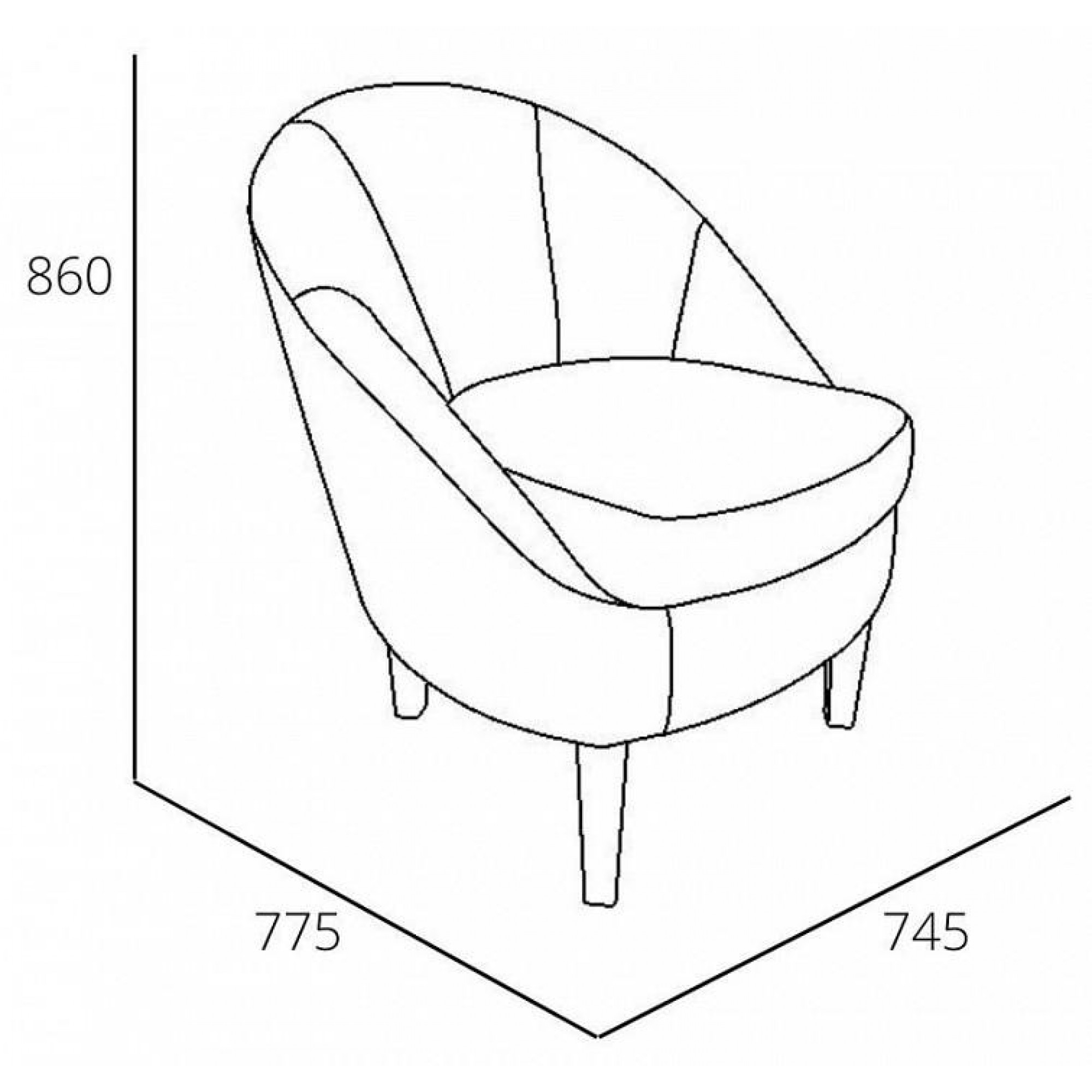 Кресло Комо    SLV_ML876874149